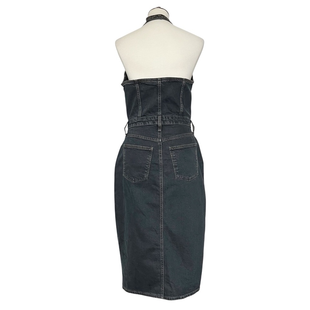 Universal Thread Women's Midi Halter Denim Dress … - image 6